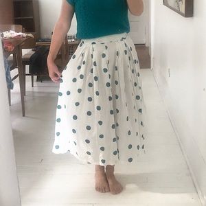 Urban Outfitters polka dot maxi w/ pockets